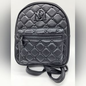 Badgley Mischka Black Mini Backpack. NWT.
